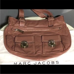 Marc Jacobs Dusty Rose Leather Shoulder Bag